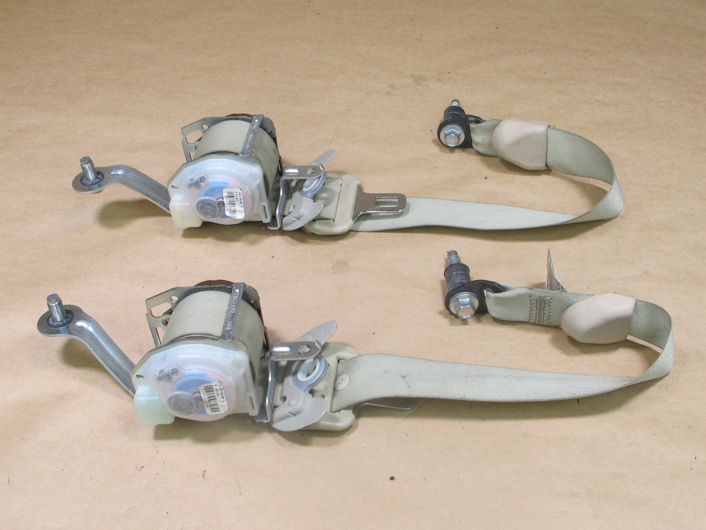 13-15 INFINITI JX35 QX60 REAR 3RD ROW RIGHT & LEFT SIDE SEATBELT RETRACTOR SET OEM