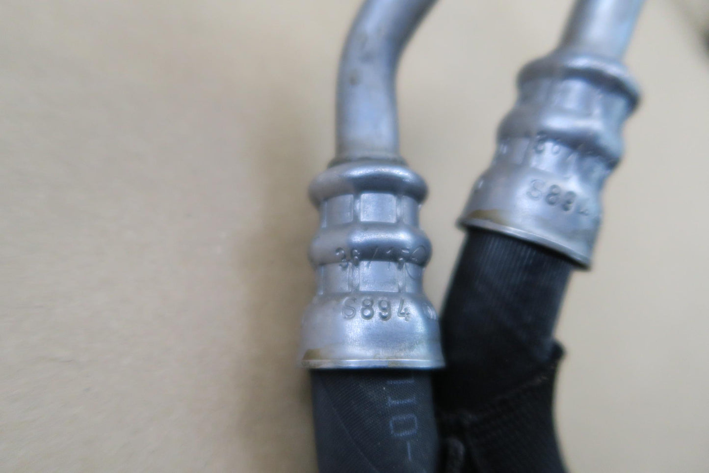 13-16 Audi B8 S4 Automatic Transmission Oil Cooler Hose Pipe Line Set OEM