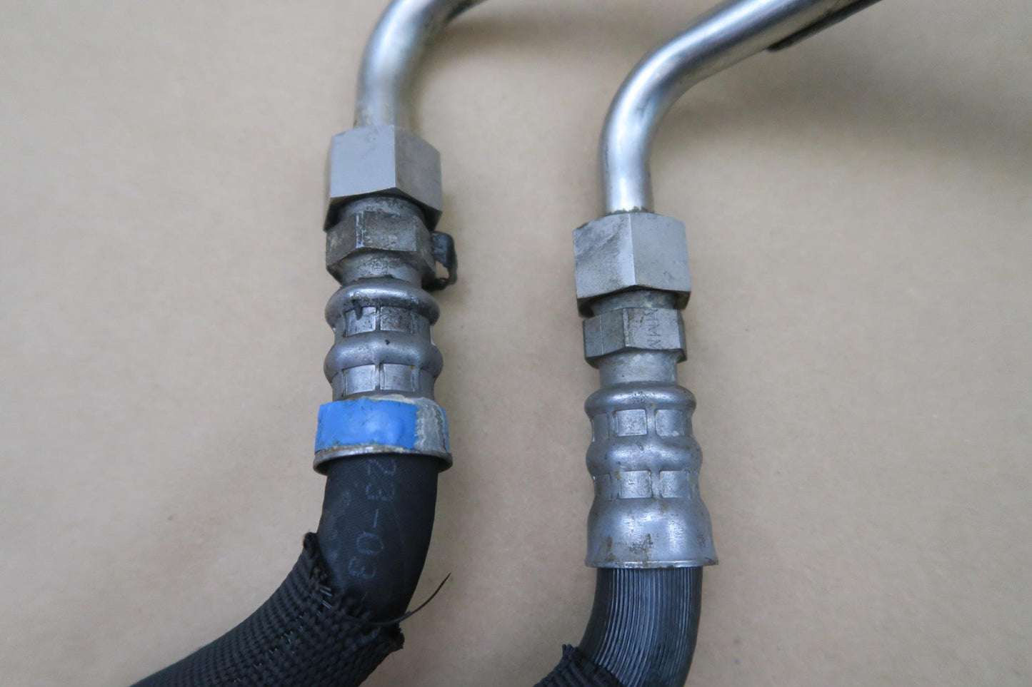 13-16 Audi B8 S4 Automatic Transmission Oil Cooler Hose Pipe Line Set OEM