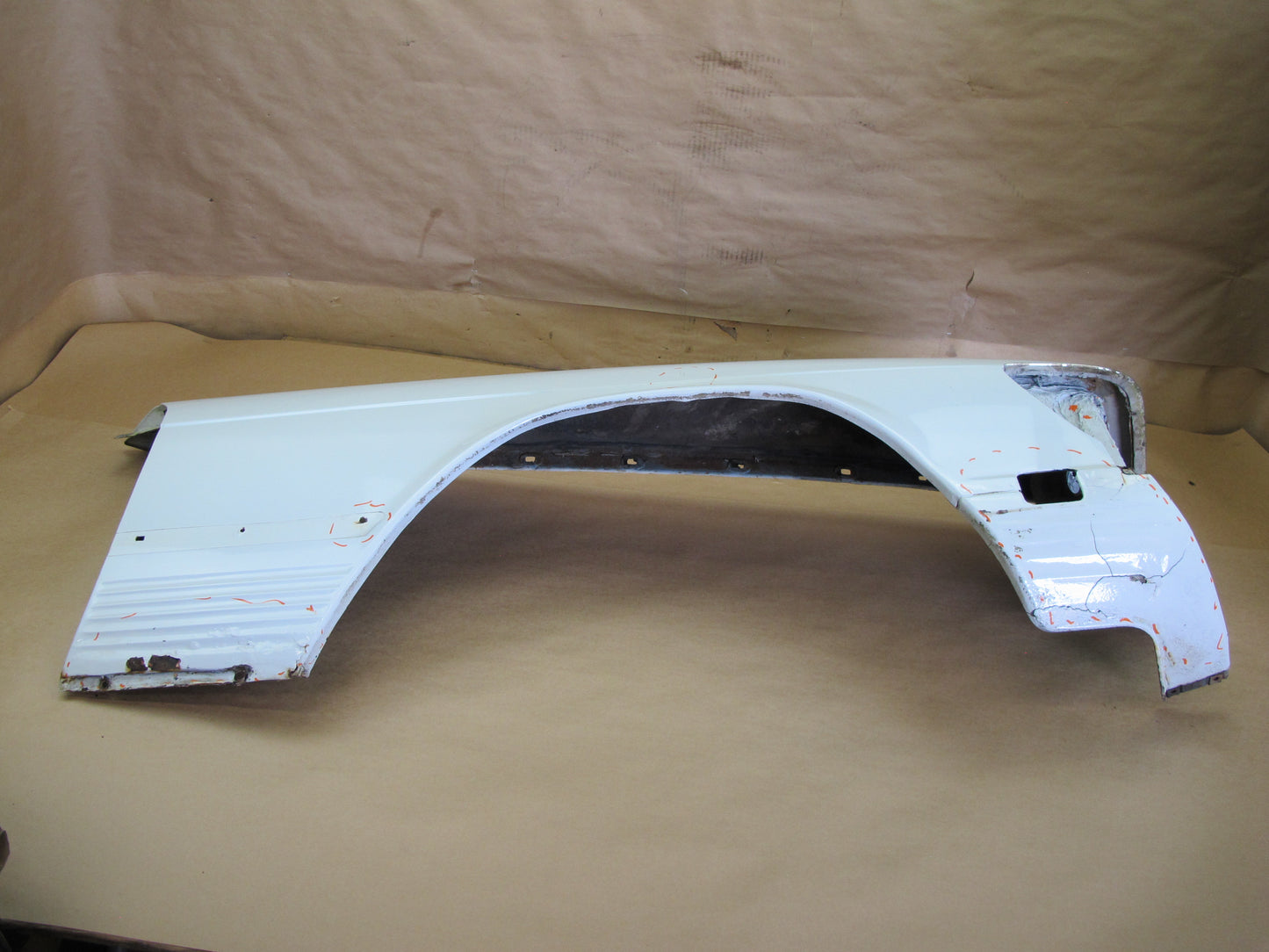 73-85 MERCEDES R107 FRONT RIGHT FENDER SHELL PANEL COVER OEM