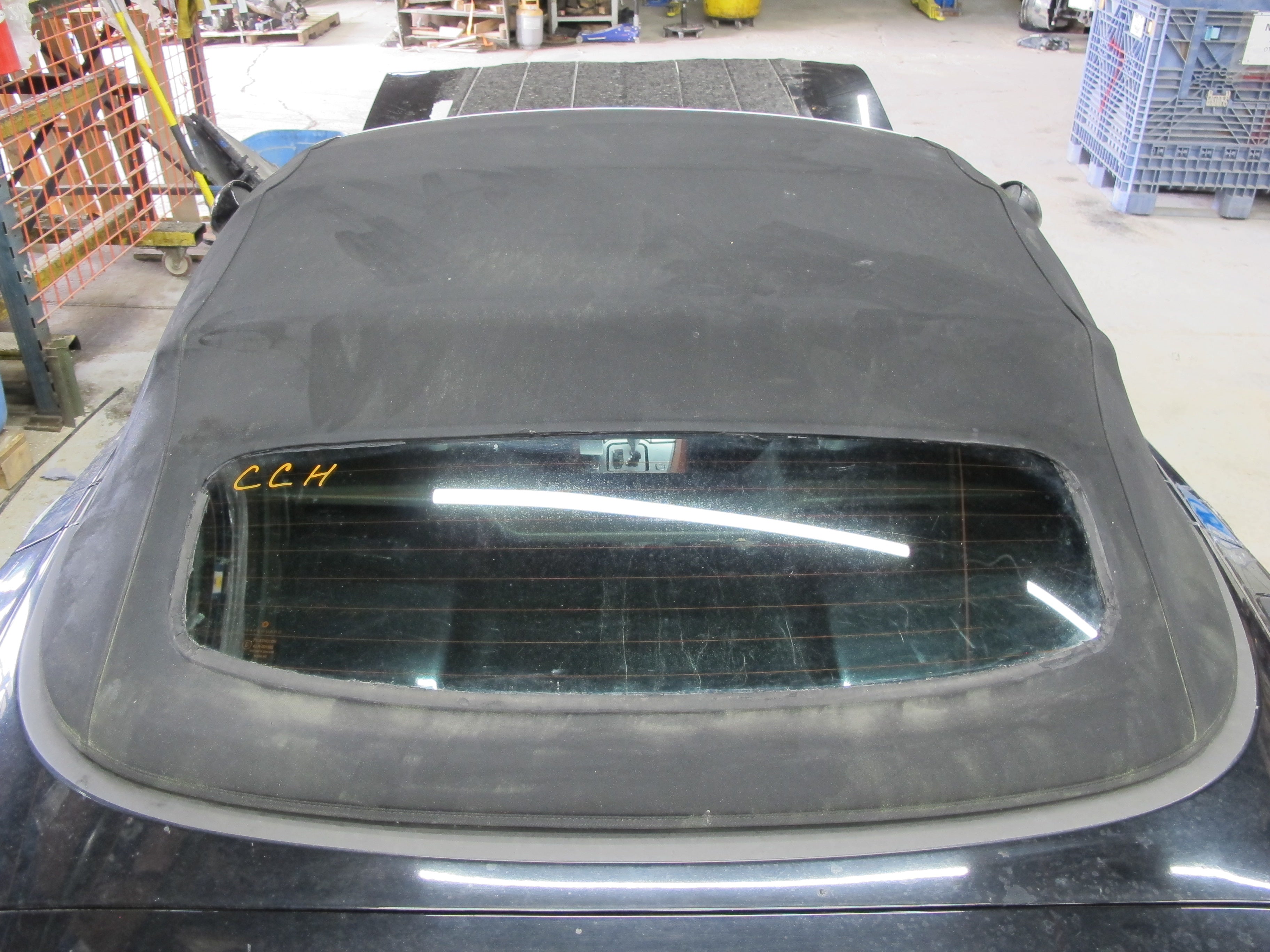 05-08 CHRYSLER CROSSFIRE CONVERT SOFT TOP ROOF W TONNEAU FLAP TRIM ASS ...