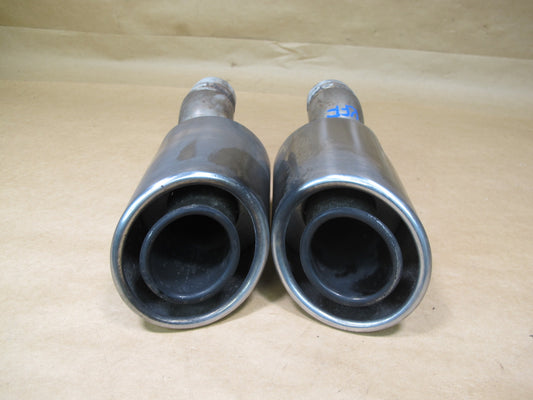 12-19 FIAT 500 ABARTH SET OF 2 REAR LEFT & RIGHT EXHAUST TIP OEM