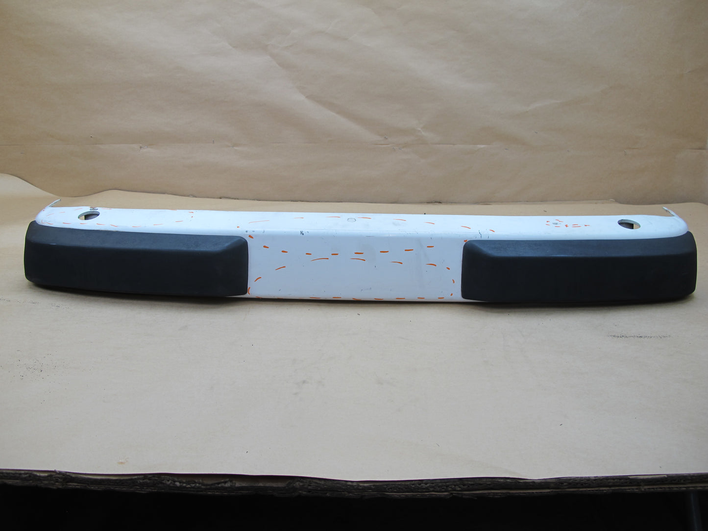 87-88 PORSCHE 924 S REAR BUMPER COVER PANEL WHITE OEM