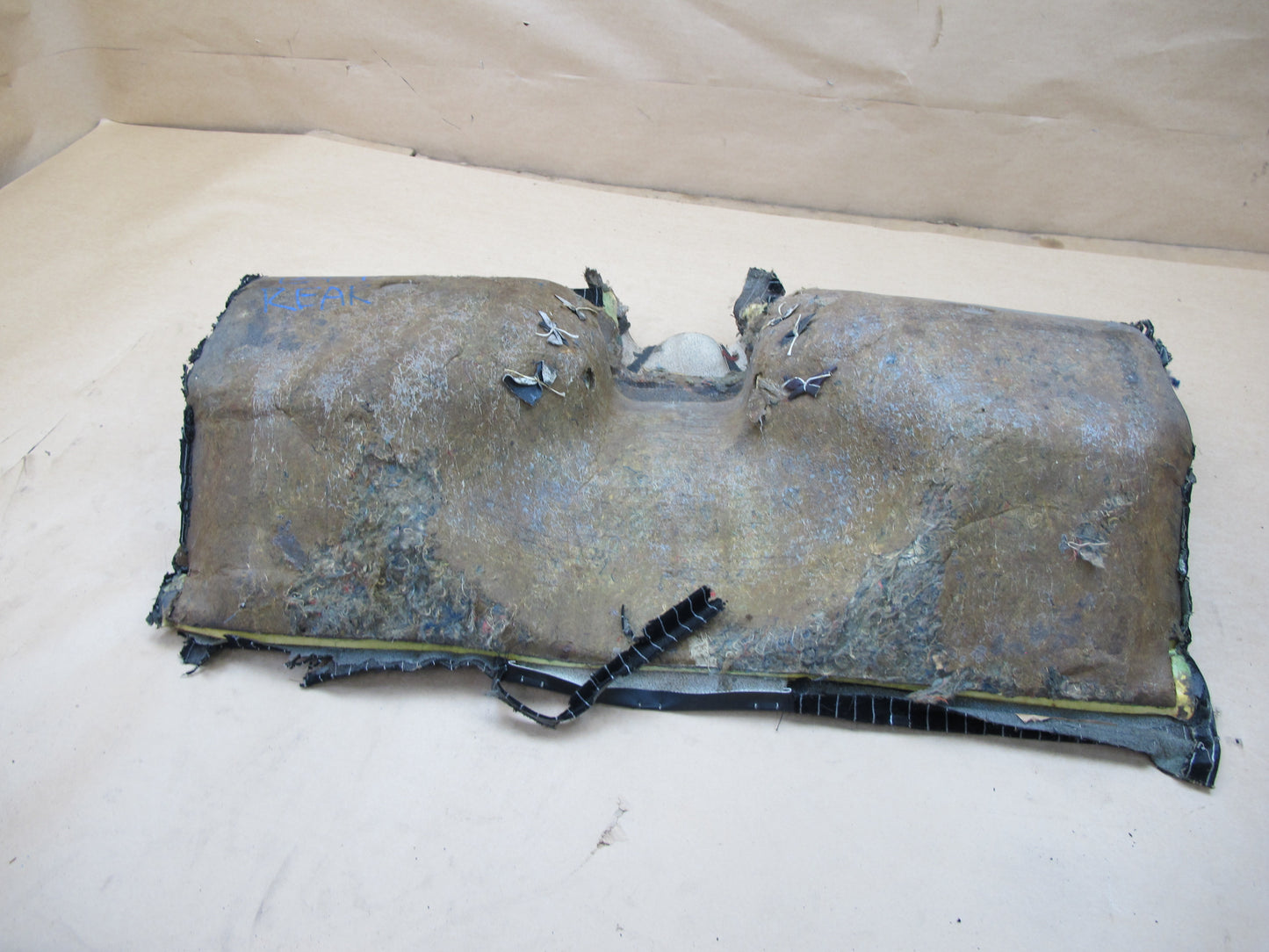 87-88 PORSCHE 924 S REAR LOWER SEAT CUSHION OEM