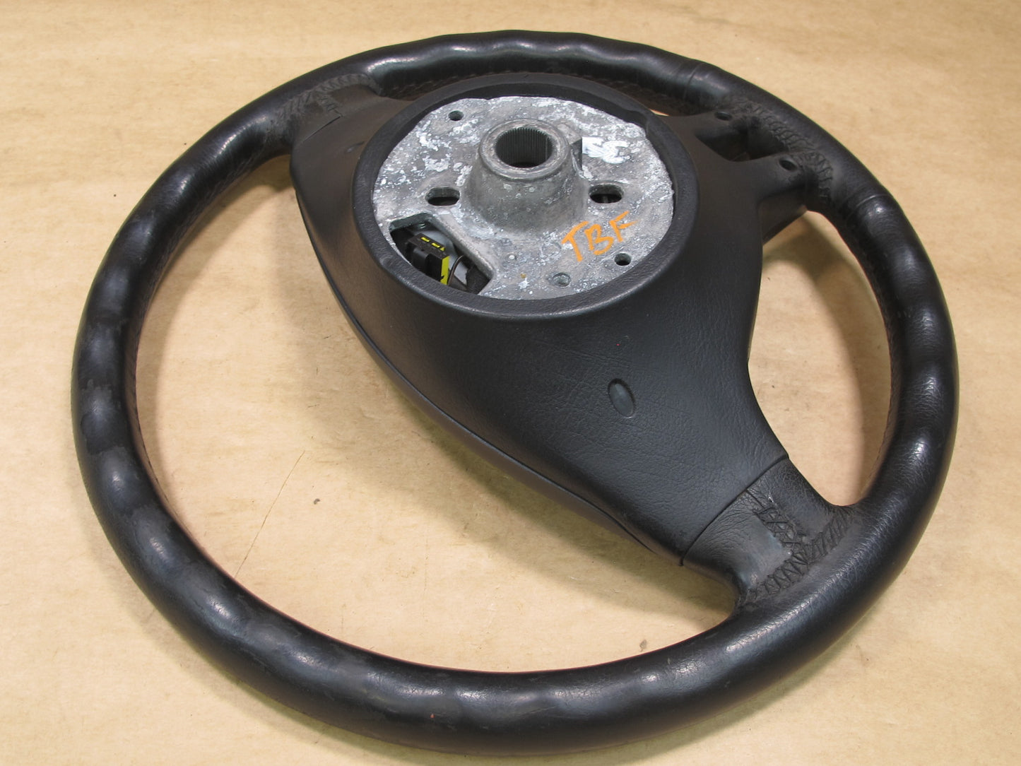 01-06 BMW E46 CONVERTIBLE FRONT LEFT DRIVER SIDE STEERING WHEEL W/ SRS AIRBAG OEM