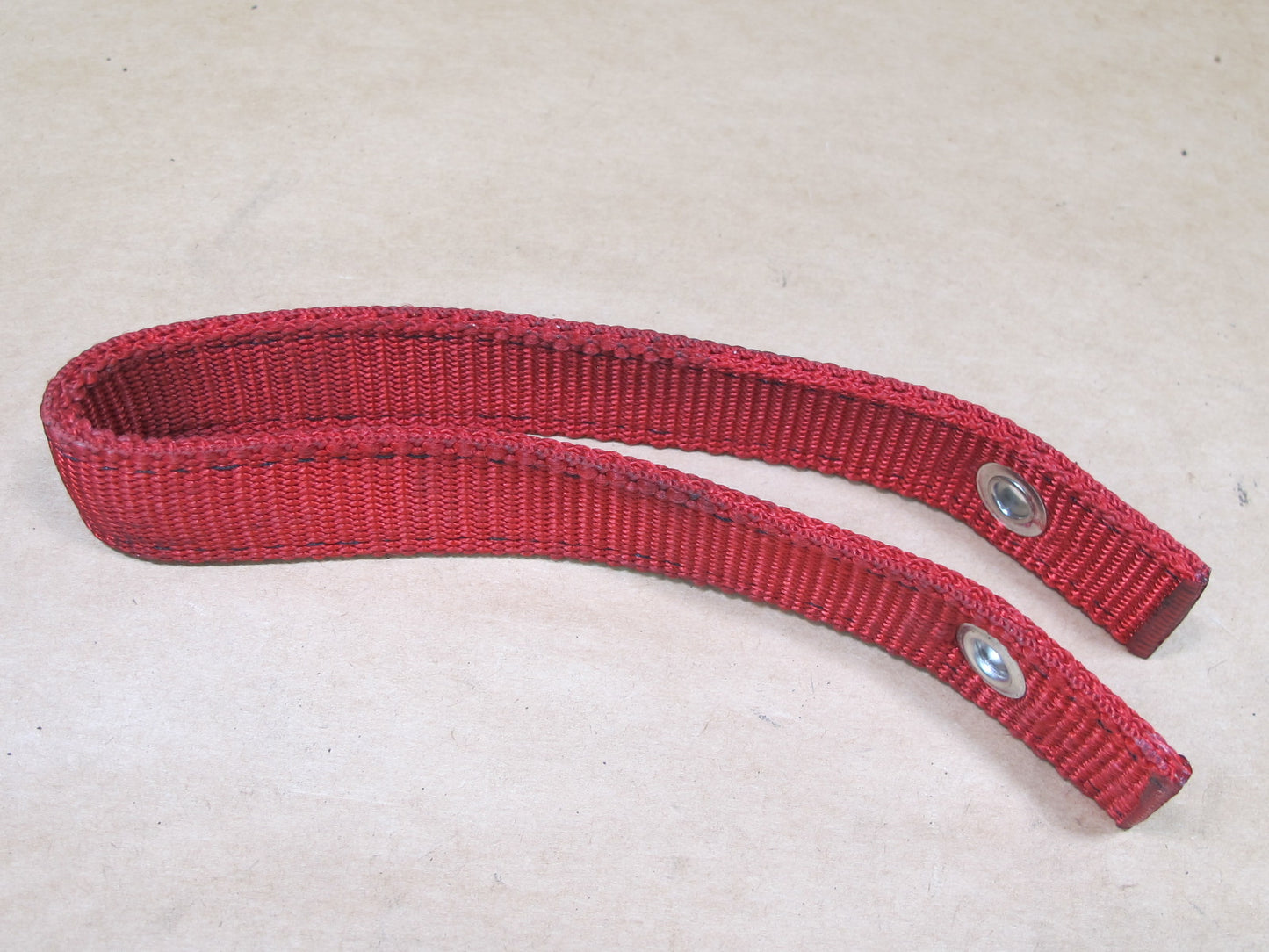 12-15 FIAT 500 ABARTH FRONT LEFT & RIGHT DOOR & TRUNK LID RED STRAP HANDLE SET