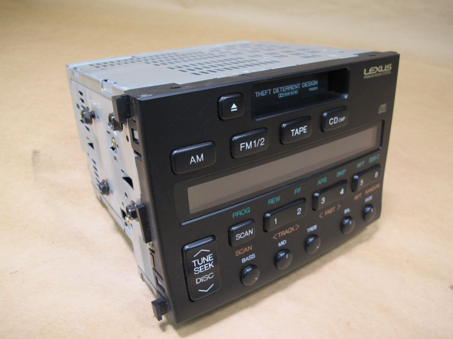 97-98 LEXUS JZZ31L SC300 SC400 CASSETTE RADIO CD PLAYER RECEIVER HEAD UNIT OEM