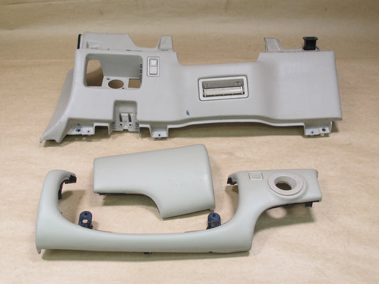 92-00 LEXUS SC400 SC300 SET OF 3 DASH & KNEE LEFT SIDE TRIM COVER PANEL OEM