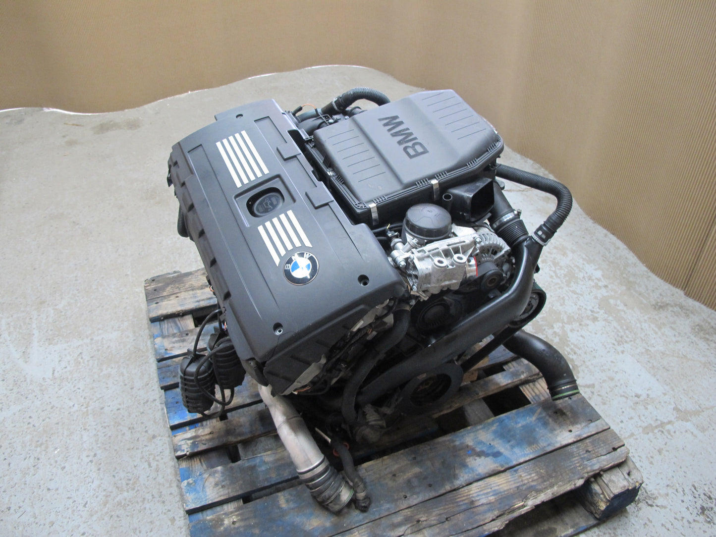 09-16 BMW E89 Z4 3.0L N54 6 BOLTS COMPLETE TWIN TURBO ENGINE MOTOR 86K MILES