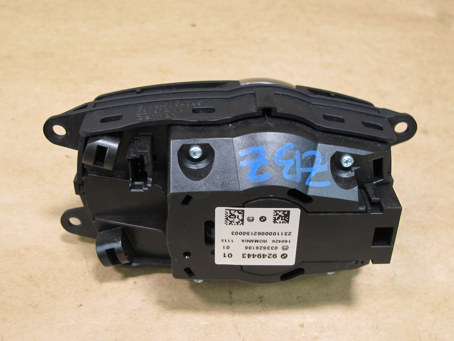 09-16 BMW E89 Z4 iDRIVE CIC NAVIGATION CONTROLLER KNOB SWITCH 9249443 OEM