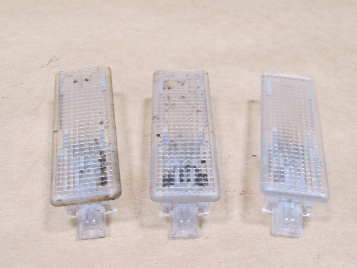 07-13 MINI COOPER R55 R56 R57 R58 R59 SET OF 3 INTERIOR LIGHT LAMP OEM