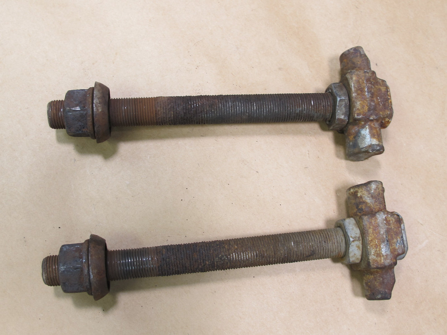 1997-2003 VW EUROVAN T4 SET OF 2 TORSION BAR BOLT AND NUT OEM