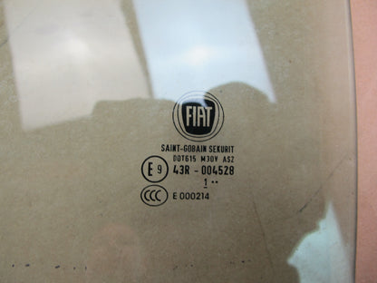2012-2017 FIAT 500 ABARTH FRONT LEFT DRIVER DOOR GLASS WINDOW OEM