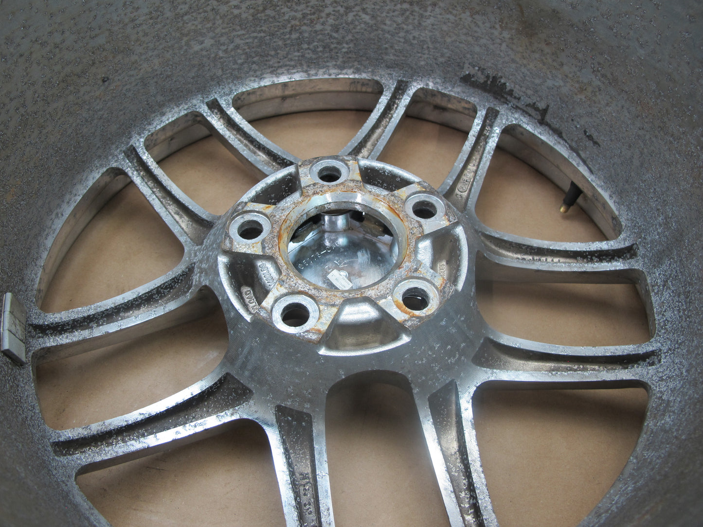 97-04 CHEVROLET CORVETTE C5 REAR CHROME R18" ALLOY WHEEL RIM 18x10.5J ET56 OEM