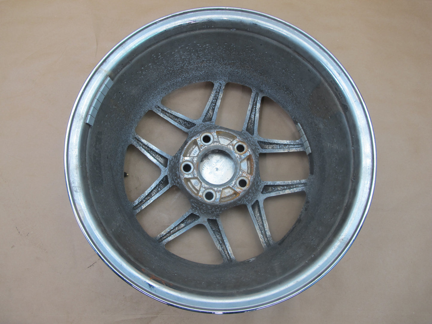 97-04 CHEVROLET CORVETTE C5 FRONT CHROME ALLOY WHEEL RIM 17x9.5JJ ET54 OEM