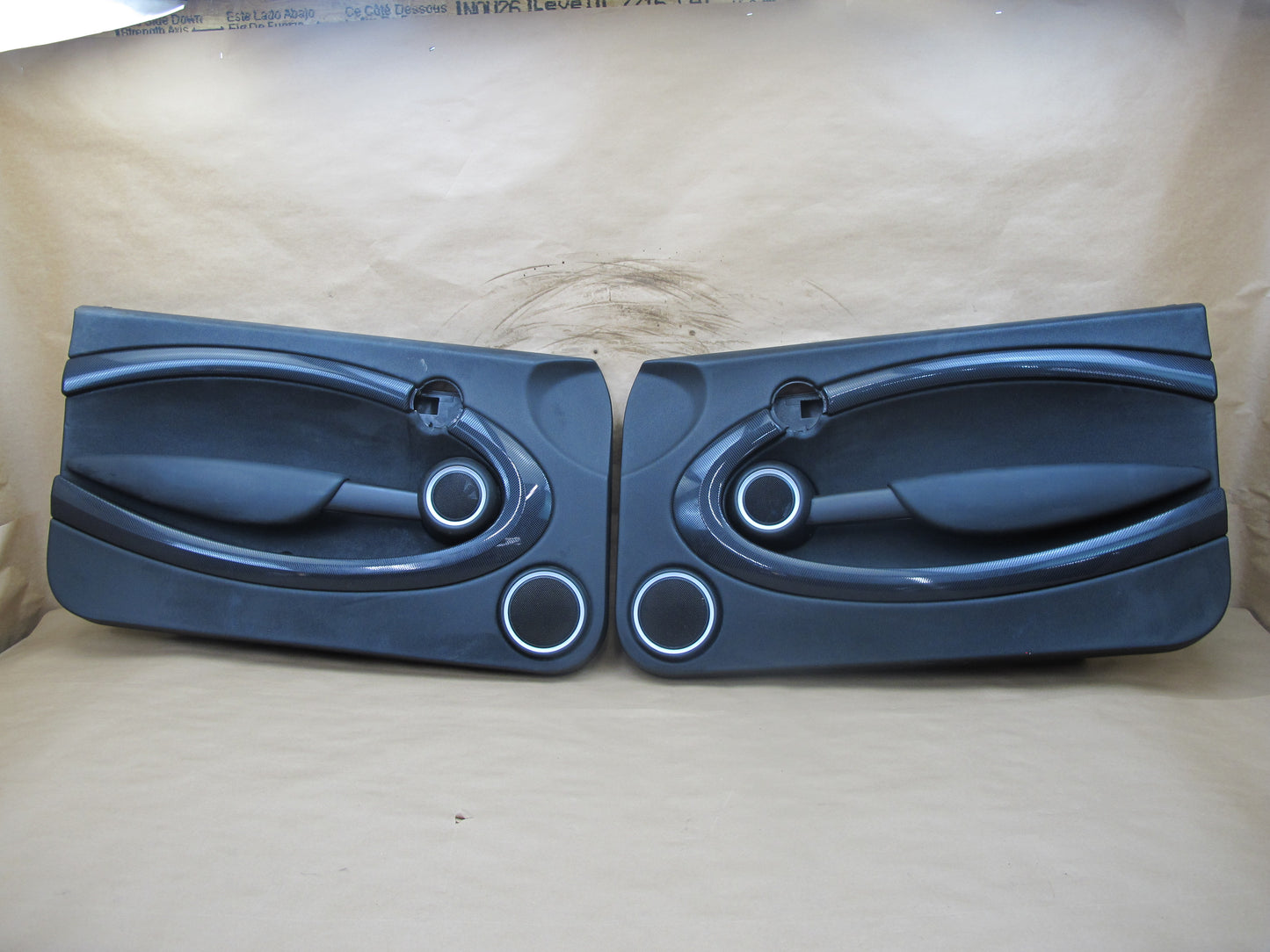 07-13 MINI COOPER S R56 SET OF 2 LEFT & RIGHT DOOR INTERIOR TRIM PANEL OEM