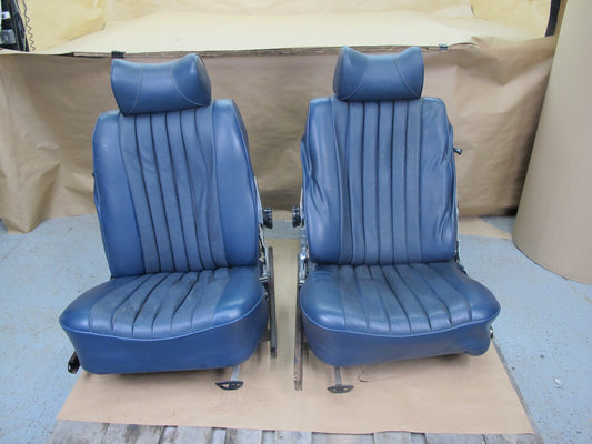 73-85 Mercedes R107 Sl-class Set of 2 Front Left & Right Leather Seat OEM