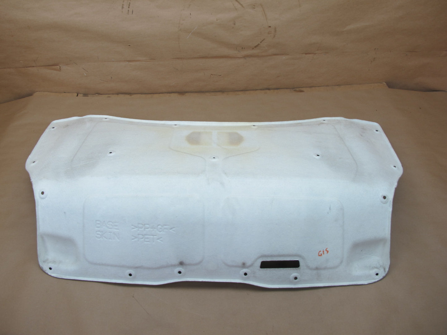 10-15 LEXUS IS250 IS350 CONVERTIBLE REAR TRUNK LID TRIM CARPET LINER PANEL OEM