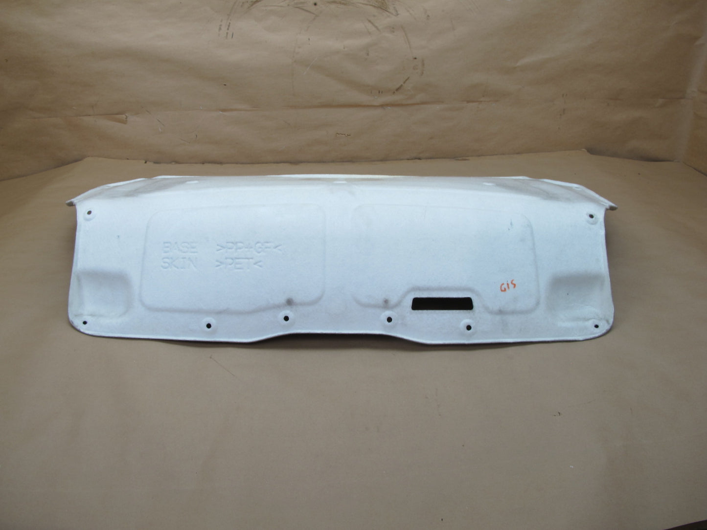 10-15 LEXUS IS250 IS350 CONVERTIBLE REAR TRUNK LID TRIM CARPET LINER PANEL OEM