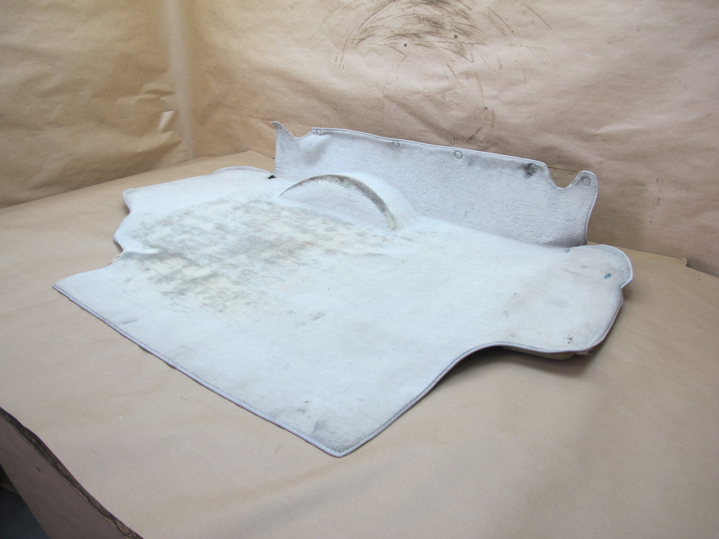 84-86 PORSCHE 944 REAR TRUNK CARGO LUGGAGE FLOOR MAT LINER COVER OEM