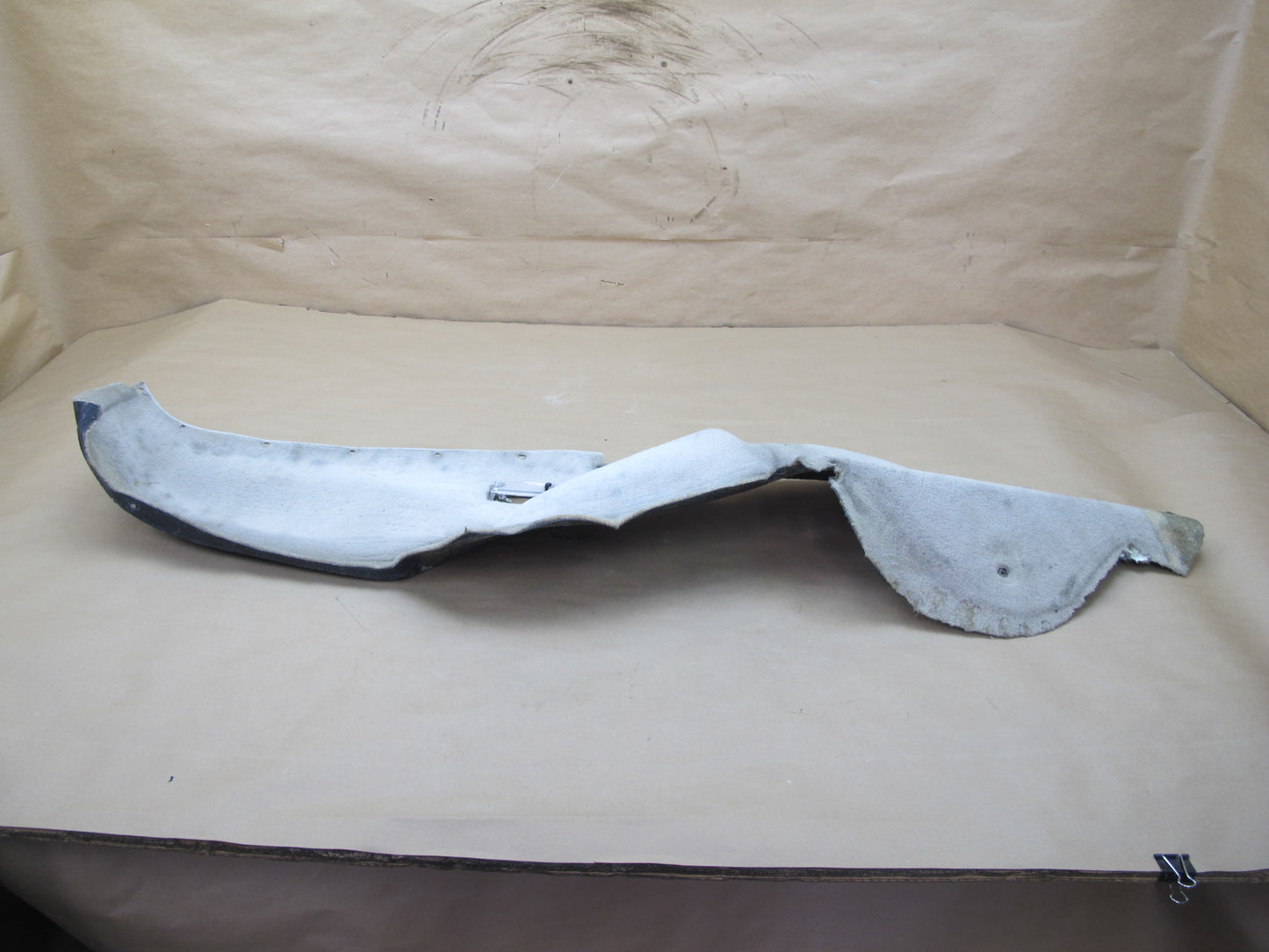 84-86 PORSCHE 944 REAR LEFT TRUNK CARPET TRIM LINER COVER OEM