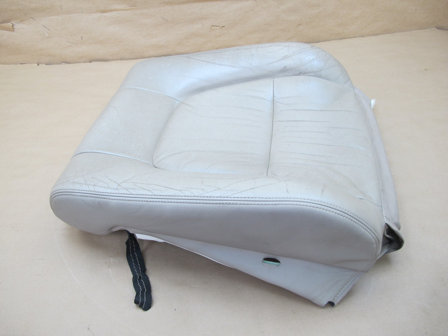 95-97 LEXUS UCF20 LS400 FRONT LEFT SEAT UPPER BACKREST LEATHER CUSHION OEM