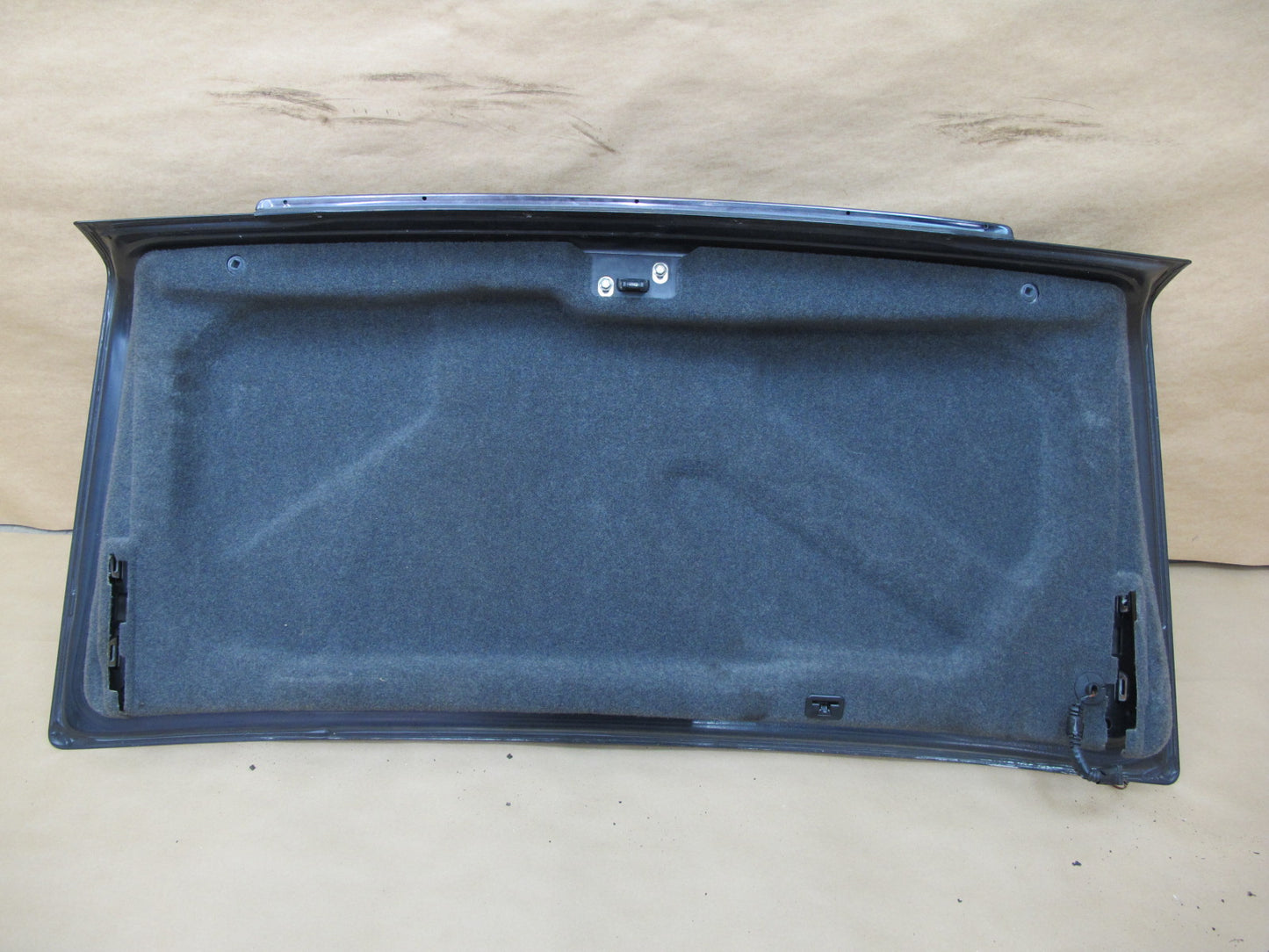 94-02 MERCEDES R129 SL-CLASS REAR TRUNK DECK LID SHELL COVER PANEL W LIGHT OEM