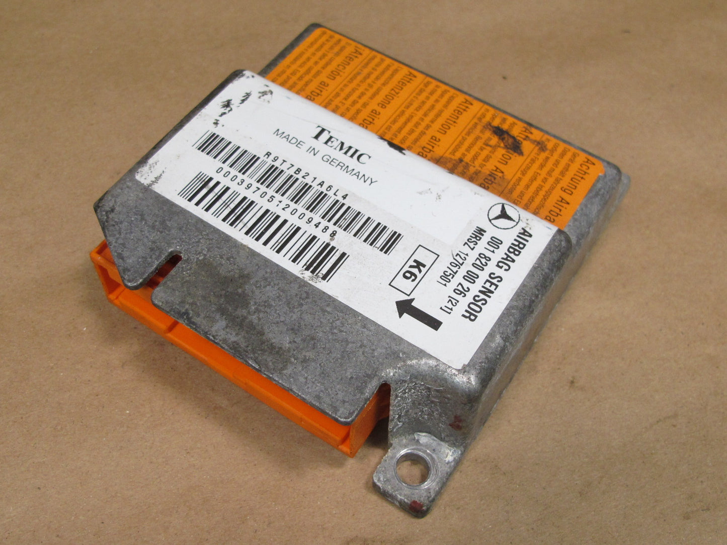 96-02 MERCEDES R129 SL500 SRS AIRBAG CONTROL MODULE UNIT 0018200026 OEM