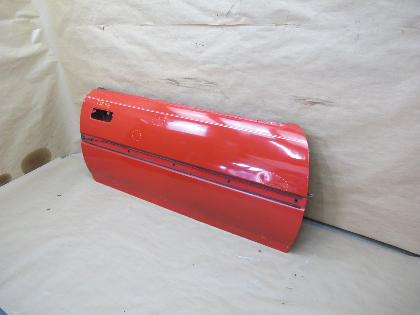 87-92 Toyota Supra MK3 Turbo Right Passenger Door Shell Panel RED OEM