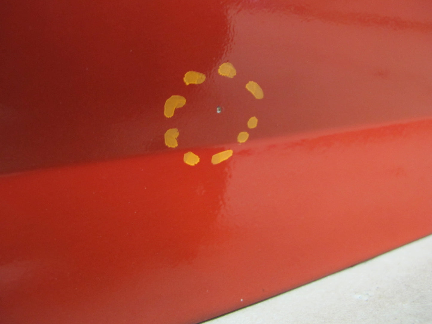87-92 Toyota Supra MK3 Turbo Right Passenger Door Shell Panel RED OEM