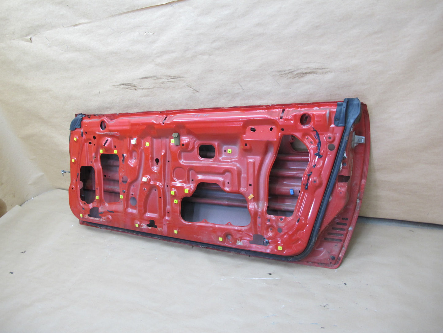 87-92 Toyota Supra MK3 Turbo Right Passenger Door Shell Panel RED OEM