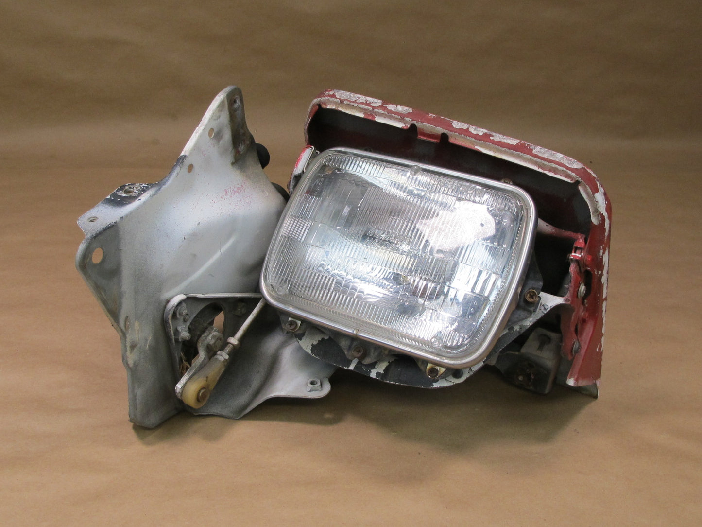 89-92 Toyota Supra MK3 Front Left Headlight POP UP Lamp w Cover & Motor OEM