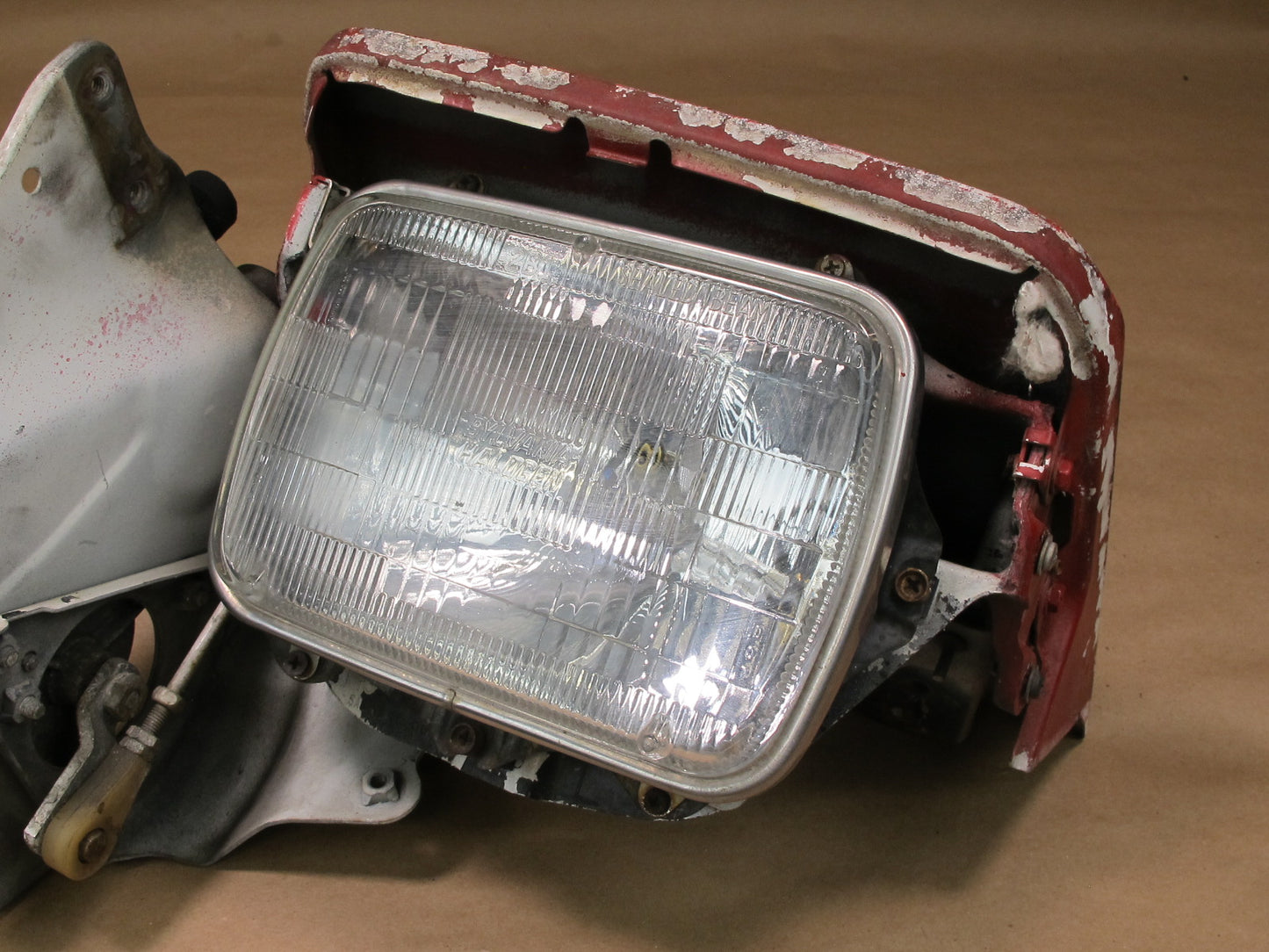 89-92 Toyota Supra MK3 Front Left Headlight POP UP Lamp w Cover & Motor OEM