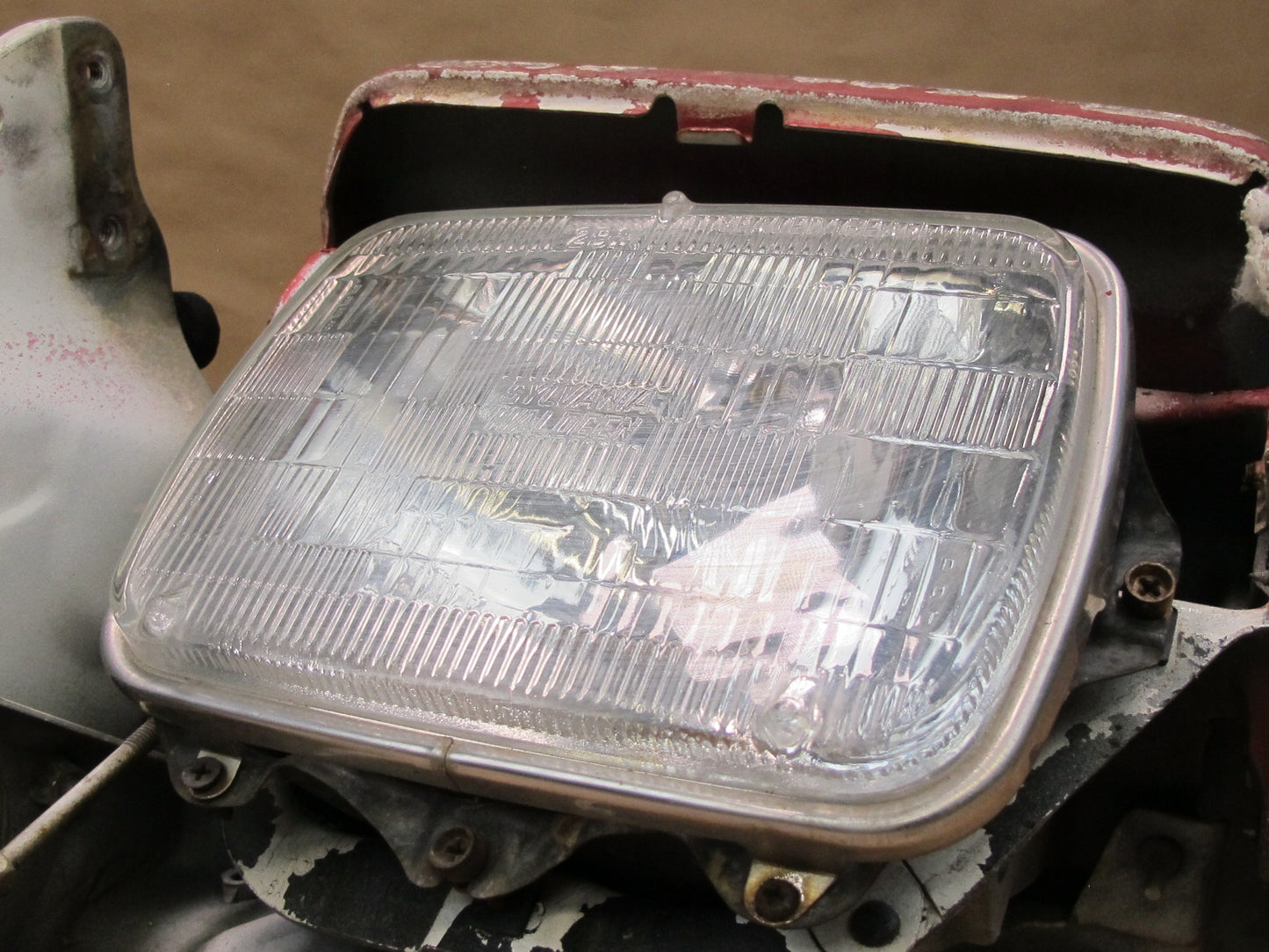 89-92 Toyota Supra MK3 Front Left Headlight POP UP Lamp w Cover & Motor OEM