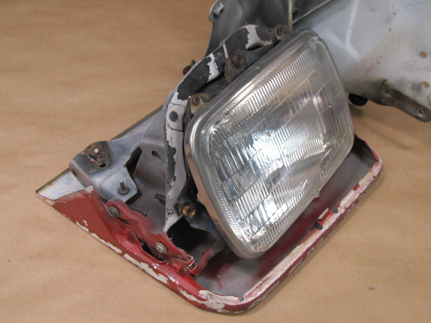 89-92 Toyota Supra MK3 Front Left Headlight POP UP Lamp w Cover & Motor OEM