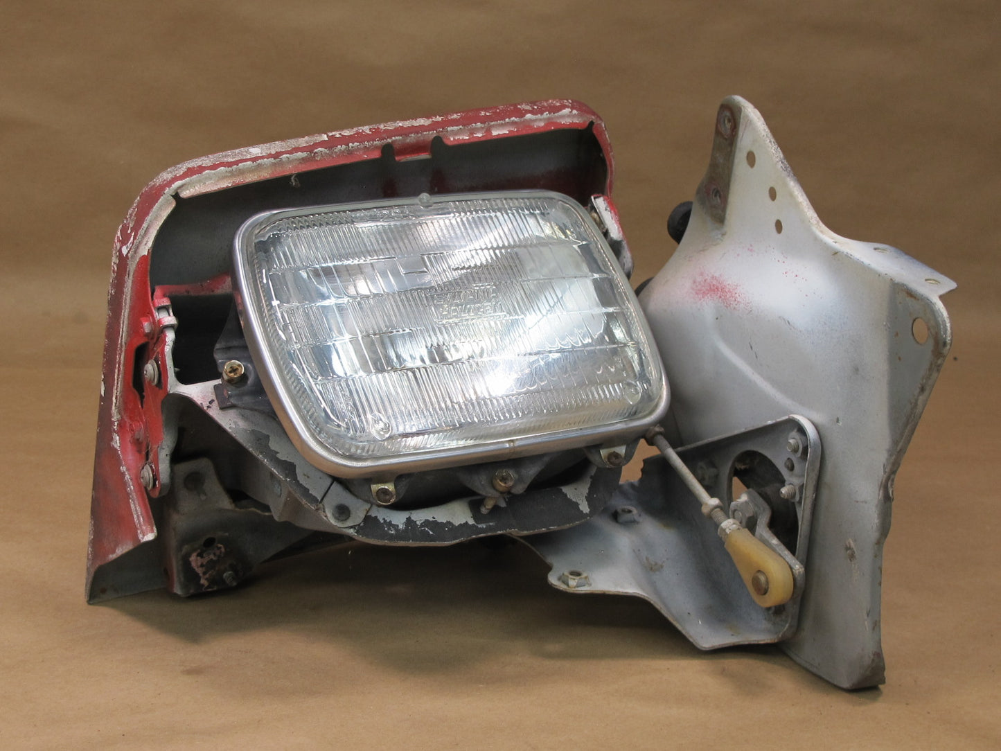 89-92 Toyota Supra MK3 Front Right Headlight POP UP Lamp w Cover & Motor OEM