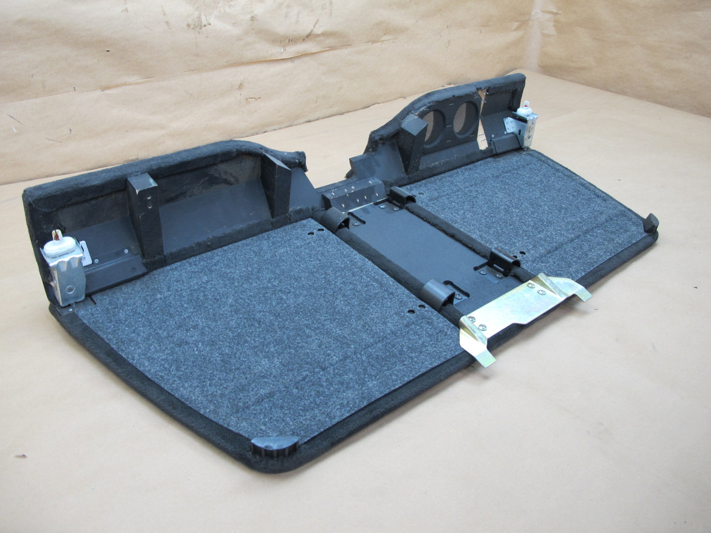 90-98 MERCEDES R129 SL-CLASS REAR LOWER STORAGE COMPARTMENT CARPET OEM