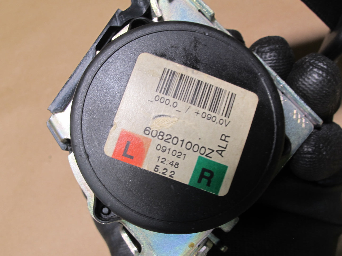 07-13 BMW E92 3-SERIES REAR RIGHT & LEFT SIDE SEATBELT RETRACTOR SET OEM