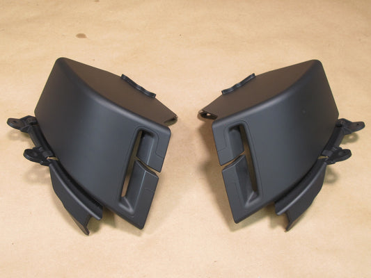 07-11 BMW E92 COUPE SET OF 2 REAR LEFT & RIGHT SEAT BELT TRIM COVER PANEL OEM