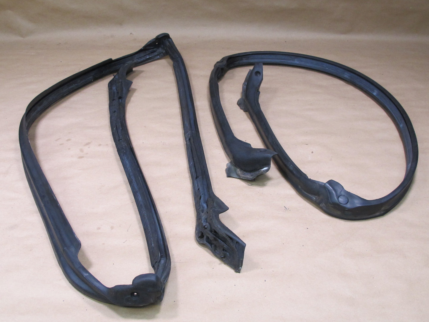 86-92 Toyota Supra MK3 Set of 2 Targa Roof Rubber Weatherstrip Seal OEM