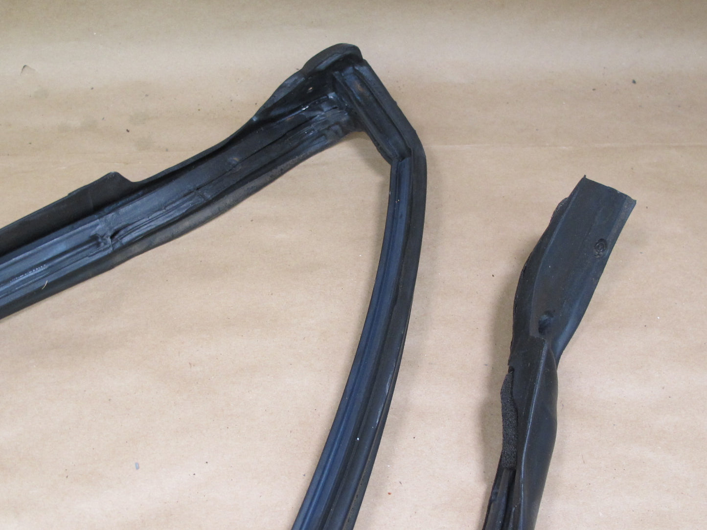 86-92 Toyota Supra MK3 Set of 2 Targa Roof Rubber Weatherstrip Seal OEM