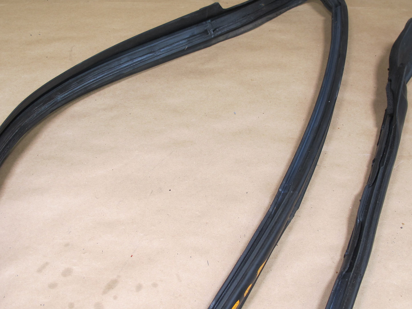 86-92 Toyota Supra MK3 Set of 2 Targa Roof Rubber Weatherstrip Seal OEM