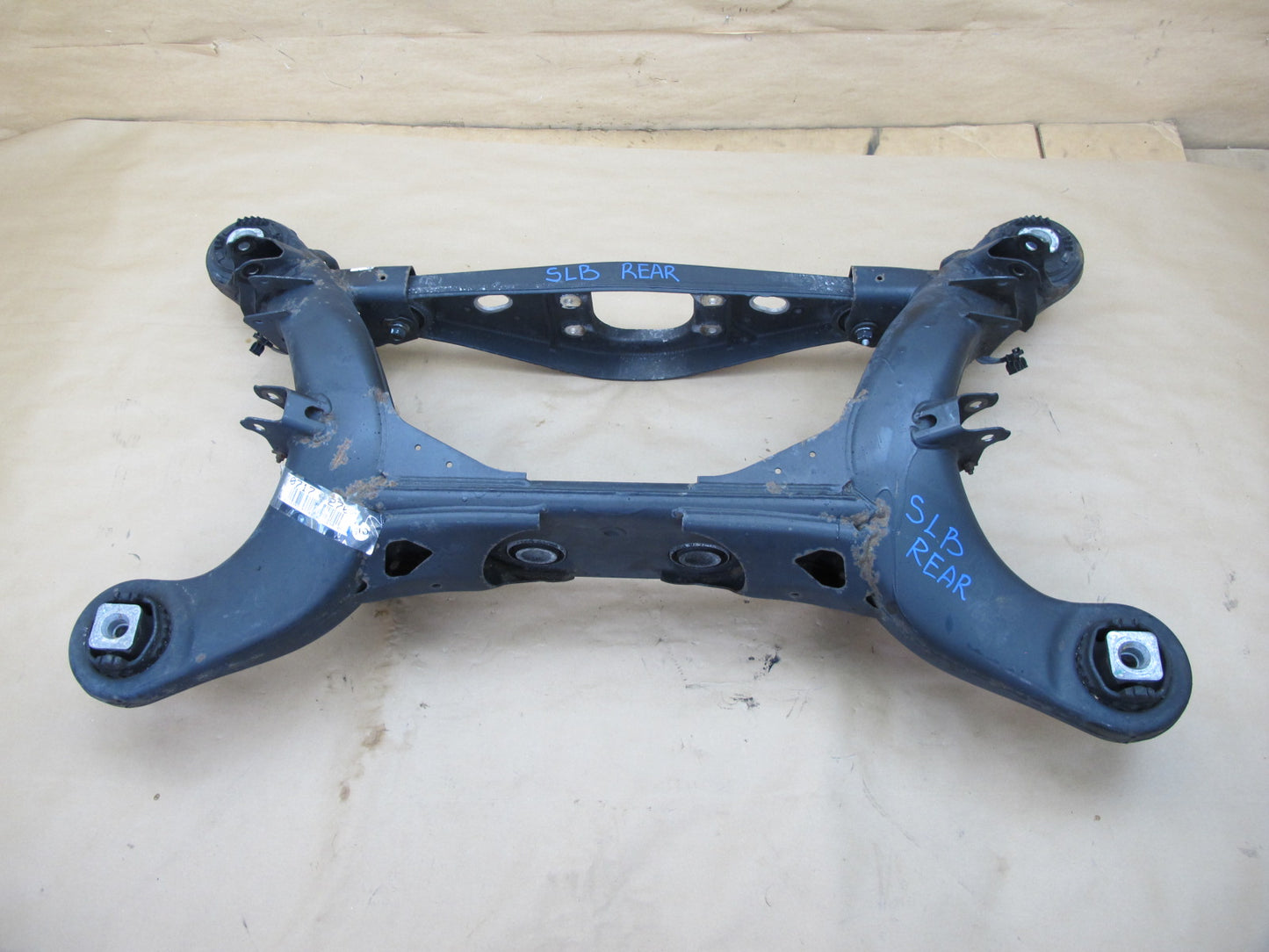 03-12 MERCEDES R230 SL65 SL55 AMG REAR SUSPENSION SUBFRAME CROSSMEMBER OEM