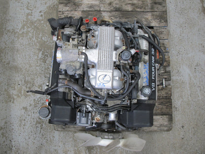 95-97 LEXUS UCF20L LS400 4.0L 1UZFE DOHC COMPLETE ENGINE MOTOR 131k MILES OEM