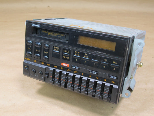 87-89 MITSUBISHI STARION CONQUEST RADIO STEREO CASSETTE PLAYER W EQUALIZER OEM