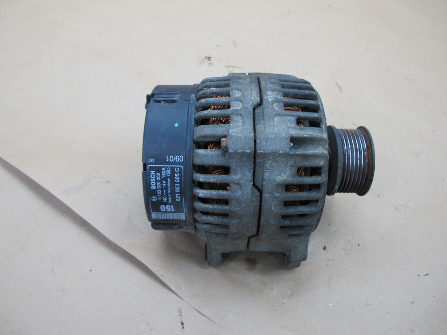 99-01 VW EUROVAN T4 2.8L 150AMP ENGINE ALTERNATOR GENERATOR 021903025C OEM