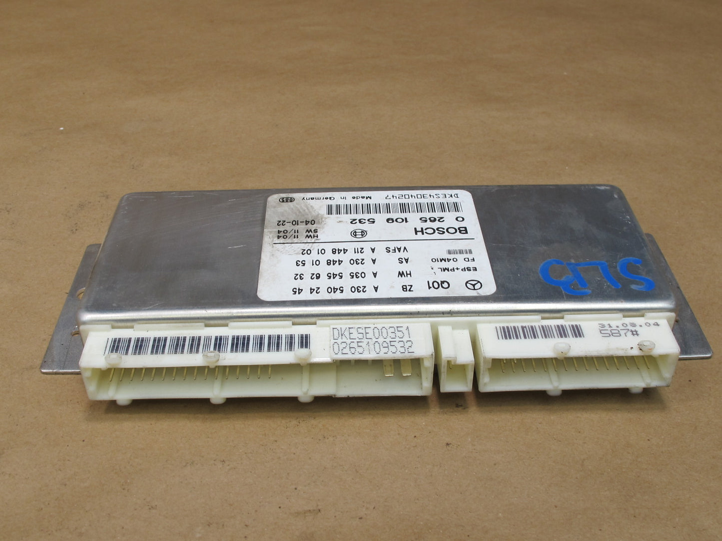 03-08 MERCEDES R230 SL-CLASS ELECTRONIC STABILITY ESP ABS CONTROL MODULE OEM