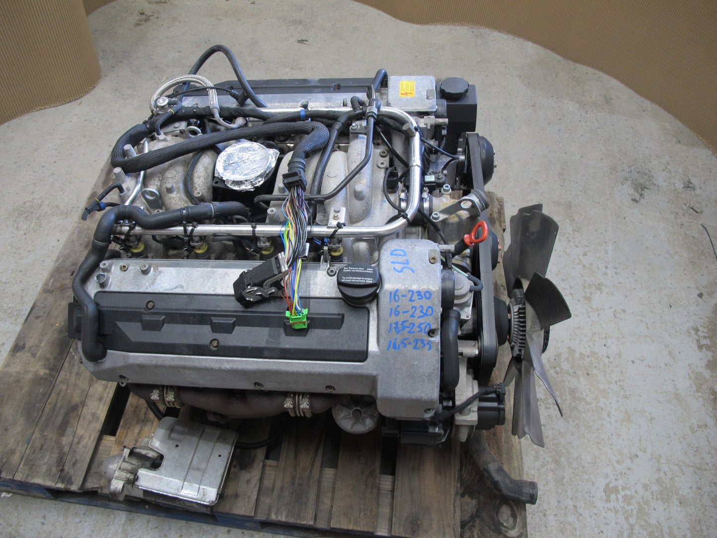 97-98 MERCEDES R129 SL500 5.0L V8 M119 119.982 RWD COMPLETE ENGINE MOTOR OEM