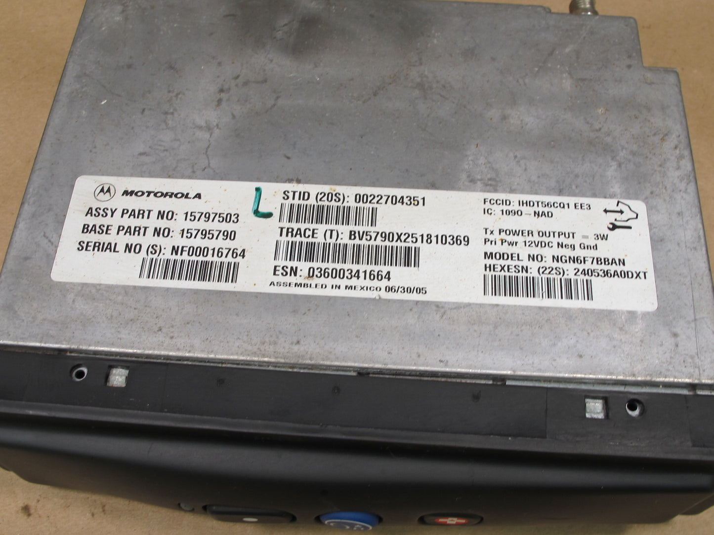 2006 Hummer H2 Onstar Communication Control Module Computer Unit 15795790