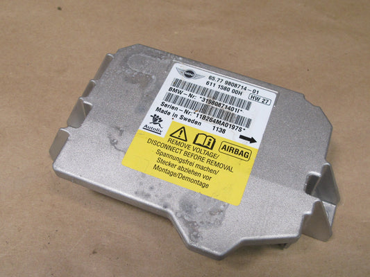 07-13 MINI COOPER R55 R56 SRS AIRBAG CONTROL MODULE UNIT 9808714 OEM